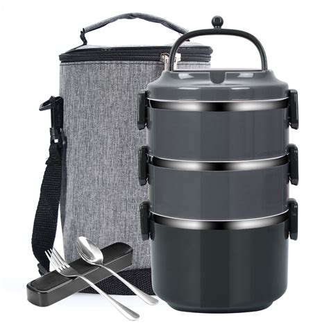 pbk stainless steel lunch box|stainless steel stacking lunch containers.